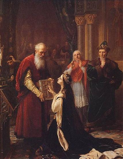 Jozef Simmler Queen Jadwiga's Oath.